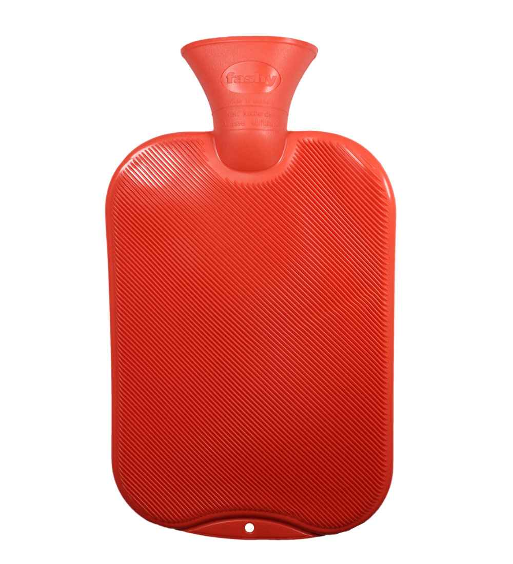 coral latex free hot water bottle