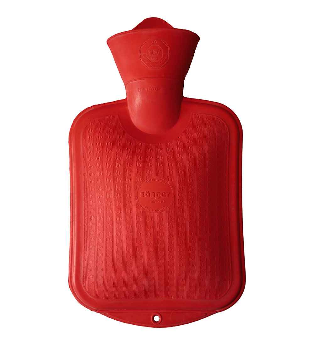 red Sänger small hot water bottle