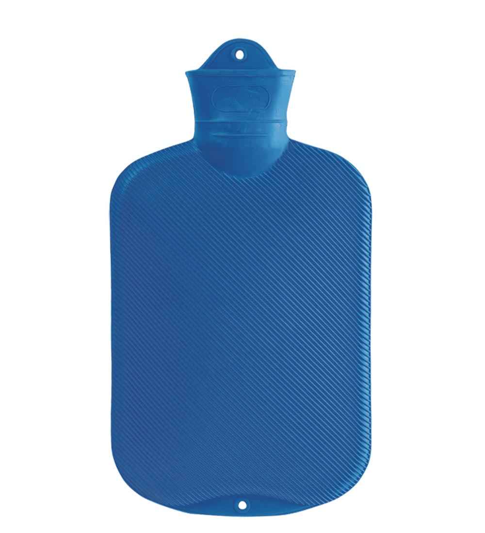 blue Sänger double rib plasticiser free hot water bottle