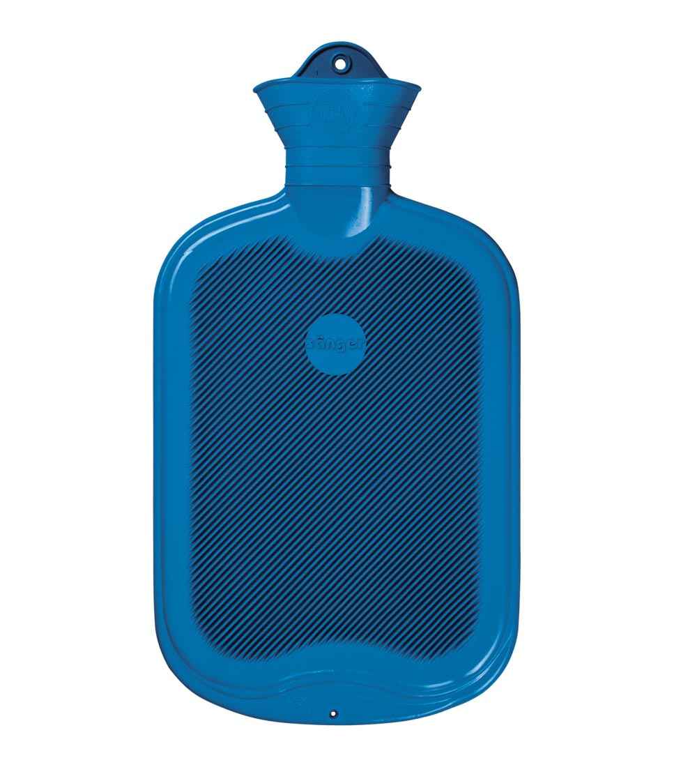 blue Sänger plasticiser free hot water bottle