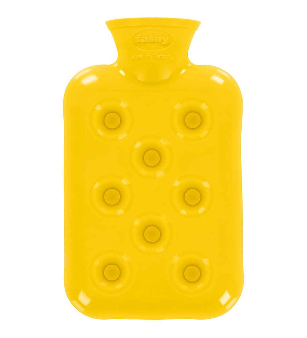 Yellow Honeycomb Cushion Hot Water Bottle