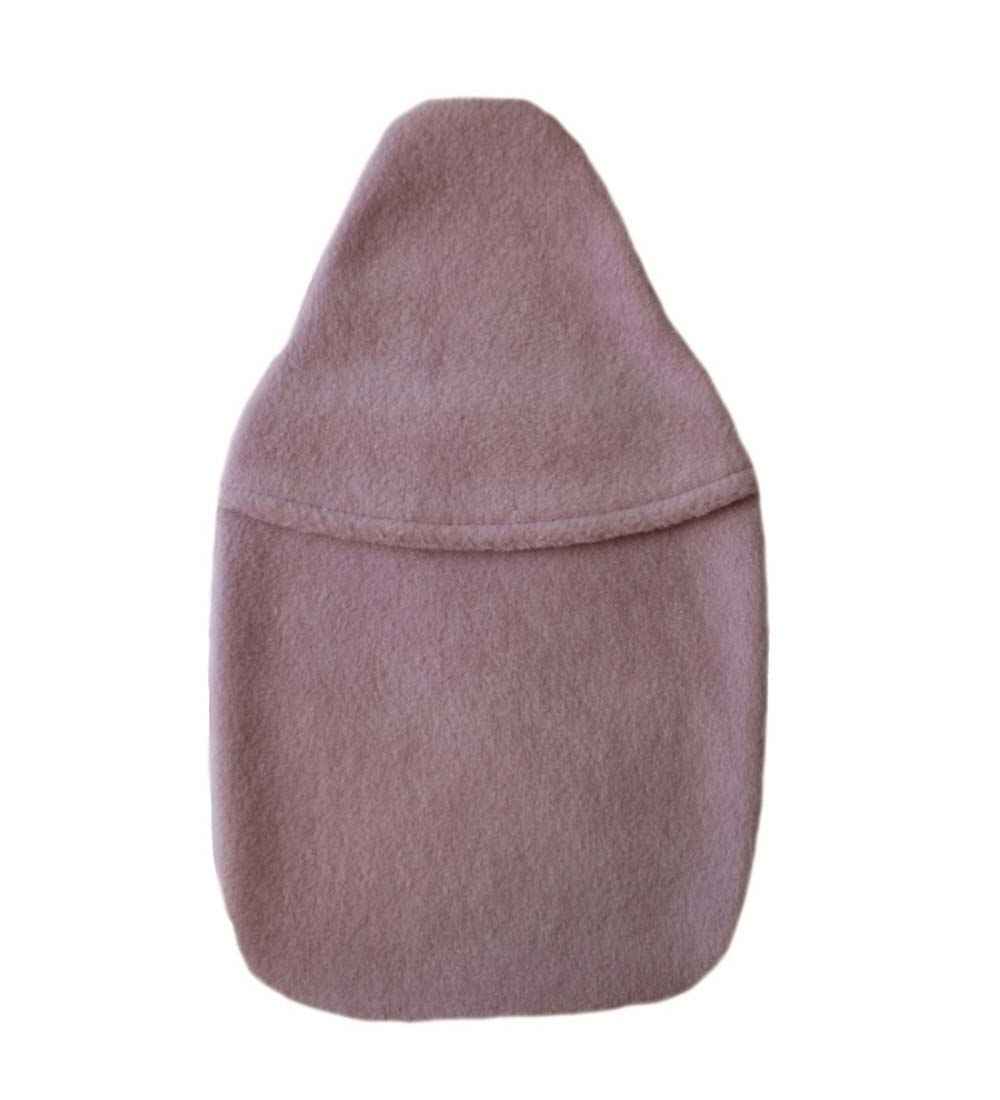 2.0L lilac fleece hot water bottle cover