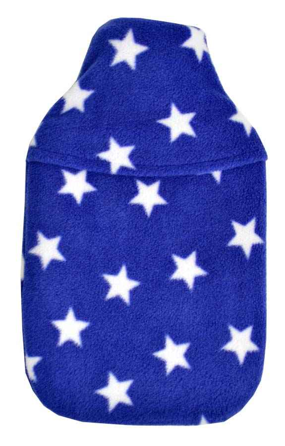 starry sky fleece hot water bottle cover