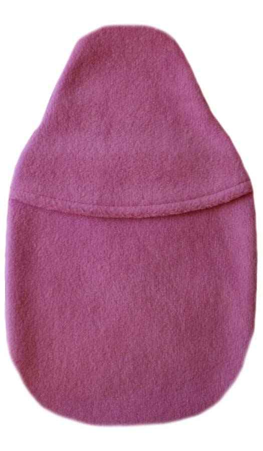 1.0L lilac fleece hot water bottle cover