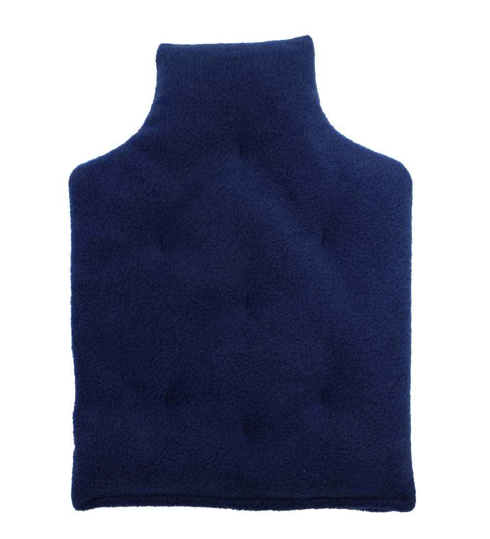 navy blue hot wheat bottle