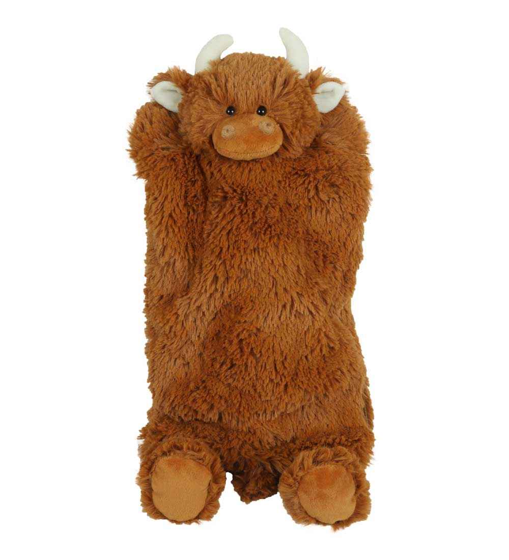 highland cow hot water bottle