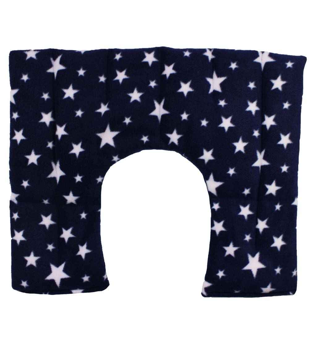 navy stars wheat neck and shoulder wrap