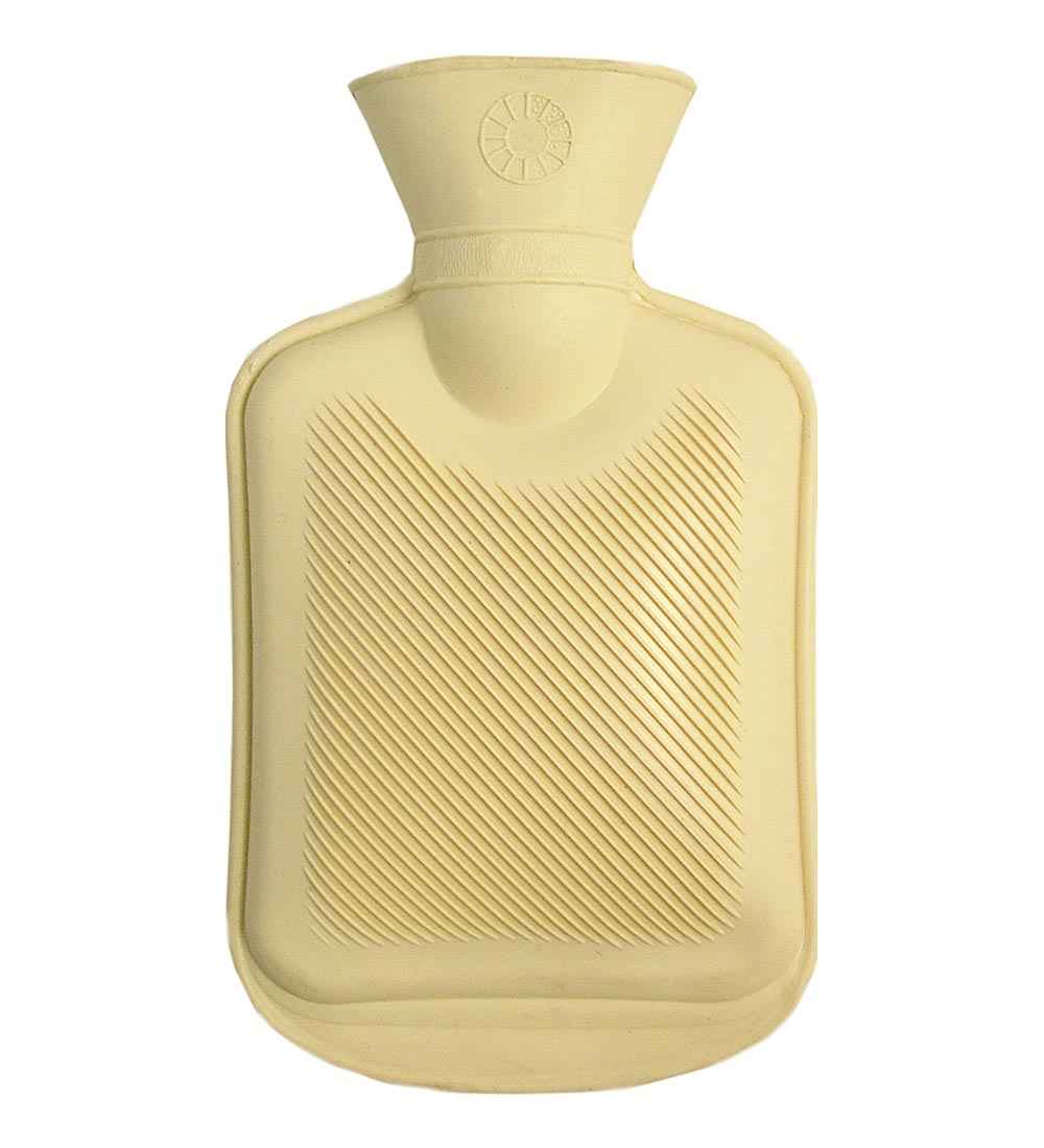 mini cream hot water bottle