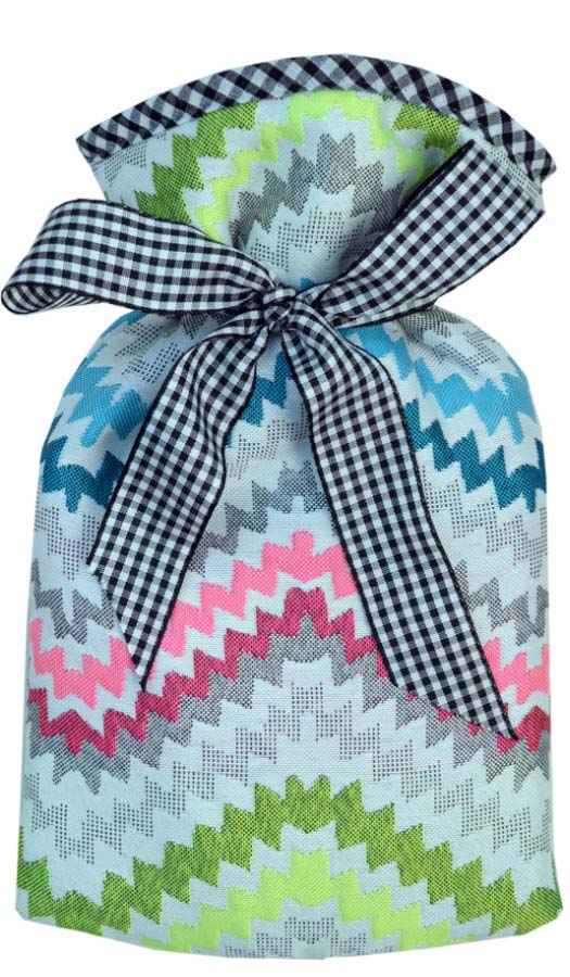 mini zig zag hot water bottle