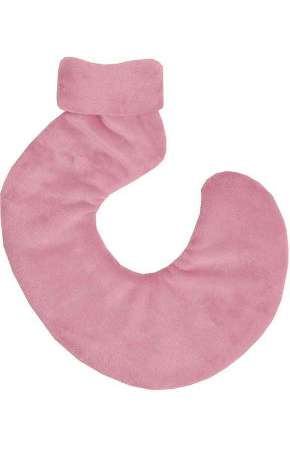 pink collar hot water bottle