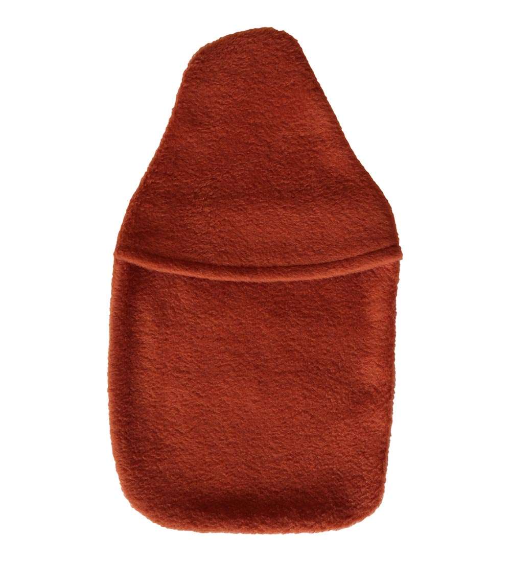 burnt orange hot water bottle cover