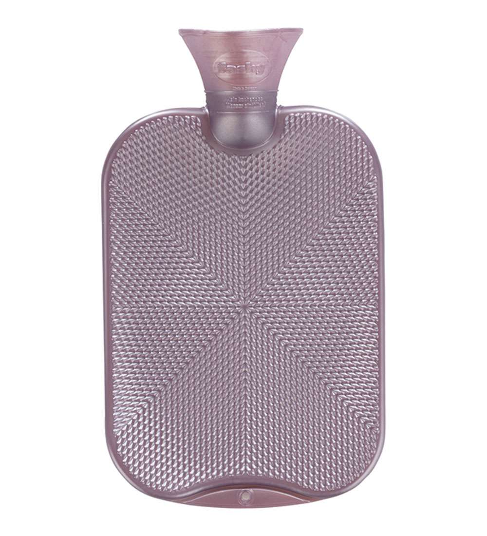 violet crystal star hot water bottle