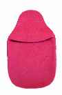 1.0L cerise fleece hot water bottle cover