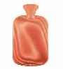 peach single ribbed non rubber hot water bottle