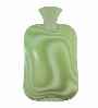 pastel green single ribbed latex free hot water bottle