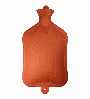 jumbo 3 litre orange hot water bottle