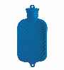 blue Sänger single ribbed plasticiser free hot water bottle