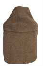 2.0L taupe fleece hot water bottle cover