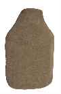 2.0L taupe fleece hot water bottle covers