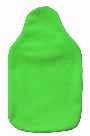 2.0L lime fleece hot water bottle covers