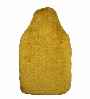 2.0L ochre fluffy fleece hot water bottle covers