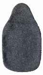 2.0L grey fleece hot water bottle covers