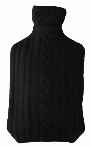 lullilu black cashmere hot water bottle cover