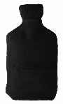 lullilu black cashmere hot water bottle covers