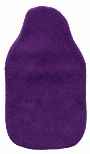 purple 2.0L fleece hot water bottle covers