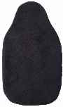 1.0L black fleece hot water bottle covers