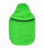 1.0L lime green fleece hot water bottle cover