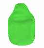 1.0L lime green fleece hot water bottle covers