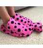 pink spotty foot hot water bottles