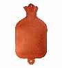 1.5-litre orange hot water bottle