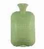 pastel green single ribbed latex free hot water bottle