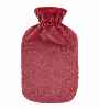 Rust Latex Free Plush Fleece Hot Water Bottle