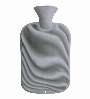 light grey hot water bottle